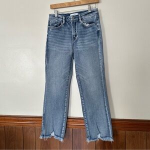 Vervet High Rise Crop Flare Jeans Size 29